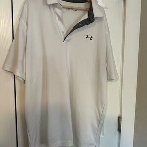 Under Armour Men's Light Gray Polo Shirt